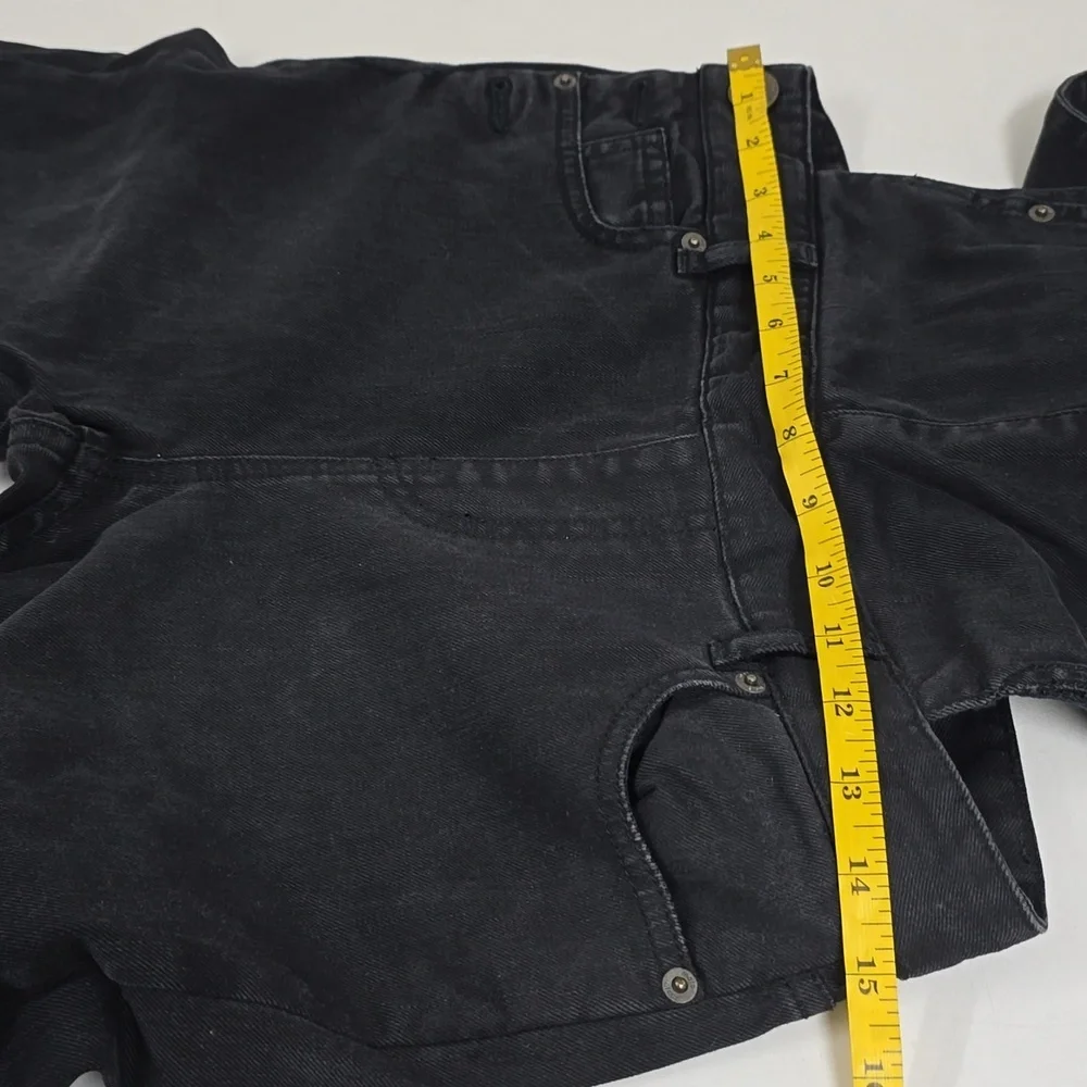 Maje Pila Stretch Denim Overalls Black